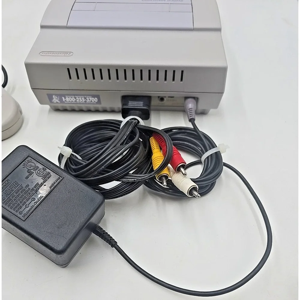 SNES Super Nintendo System Original Console Wired Retro Controllers‎ 90's TESTED
